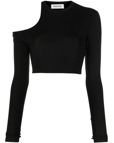 Monse Cropped Top - Zwart