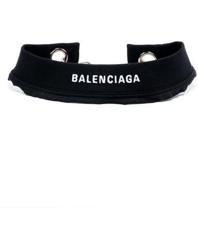 Balenciaga Choker Met Logoprint - Zwart