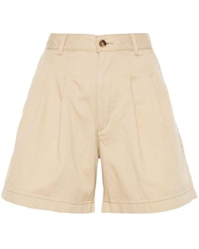 Levi's Pleat-detail shorts - Natur