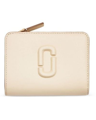 Marc Jacobs The Mini Compact Wallet Accessories - Natural