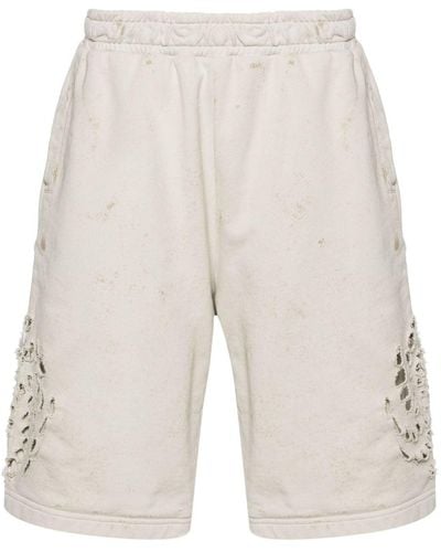 44 Label Group Trip Distressed Shorts - Natural