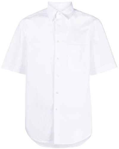 Aspesi Short-sleeved Cotton Shirt - White