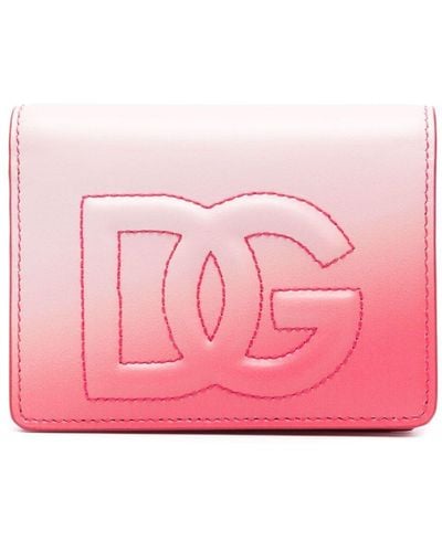 Dolce & Gabbana Continental Ombré-effect Wallet - Pink