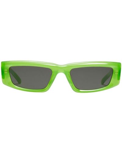 Gentle Monster Rectangle-frame Sunglasses - Green