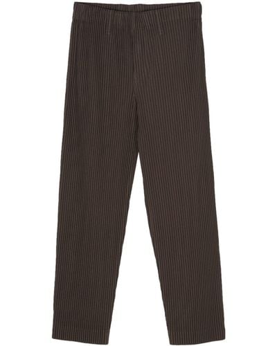 Homme Plissé Issey Miyake Tailored Pleats 1 Trousers - Grey