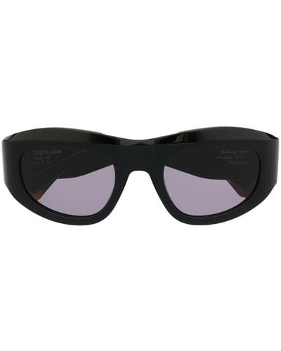 Gigi Studios Tinted Lenses Sculpted Sunglasses - Black