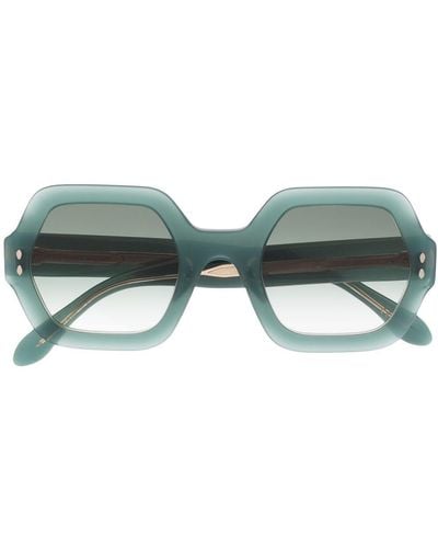 Isabel Marant Polished Oversize-frame Sunglasses - Green