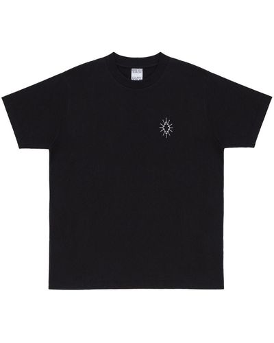 Marcelo Burlon T-shirt en coton à imprimé croix - Noir
