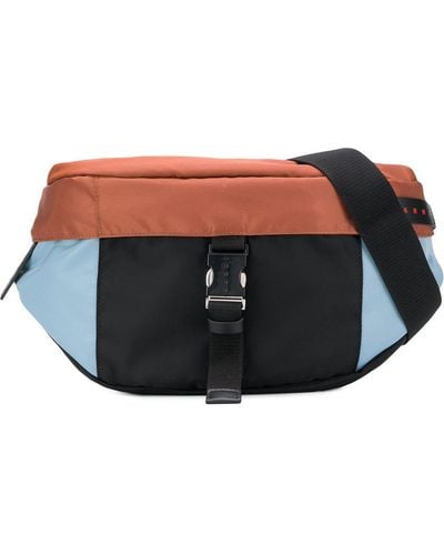 Marni Color Block Belt Bag - Gray