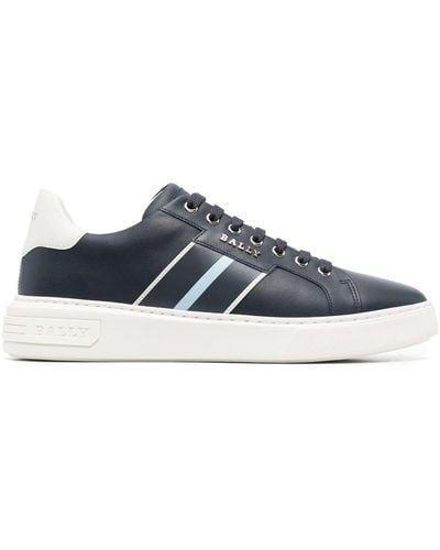 Bally Low-top Leather Sneakers - Blue