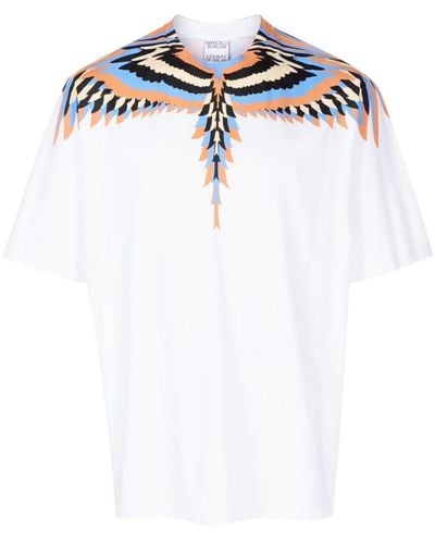 Marcelo Burlon T-Shirt mit Optical Wings-Print - Weiß