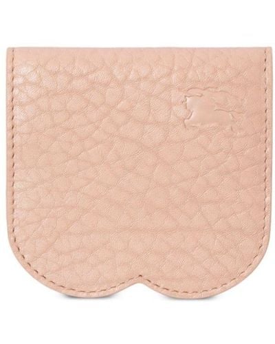 Burberry Folding Leather Cardholder - Pink