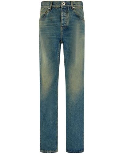 Ferragamo Mid-rise Straight-leg Jeans - Blue