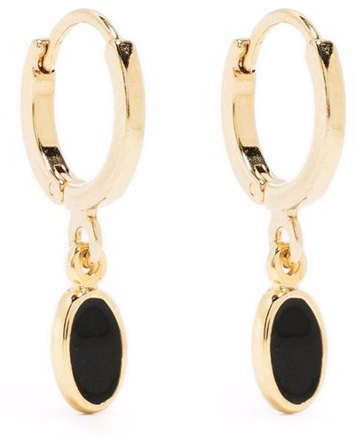 Isabel Marant Oval Charm Earrings - White