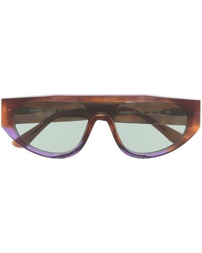 Thierry Lasry Round-frame Sunglasses - Brown