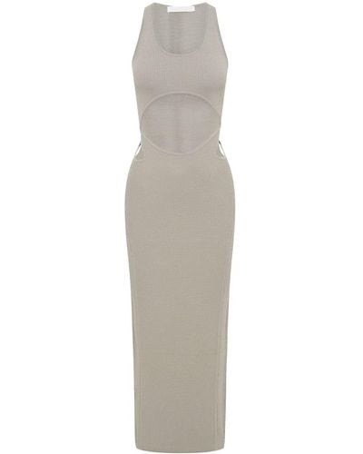 Dion Lee Abito semi trasparente - Bianco