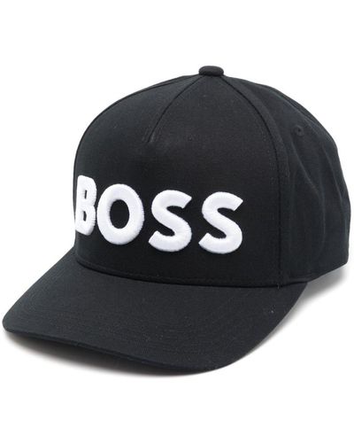 BOSS ロゴ キャップ - ブラック