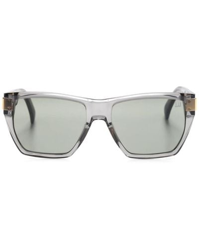 Dunhill Jagger Geometric-frame Sunglasses - Gray