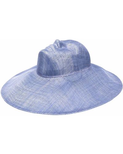 Flapper Sombrero Xenia en relieve - Azul