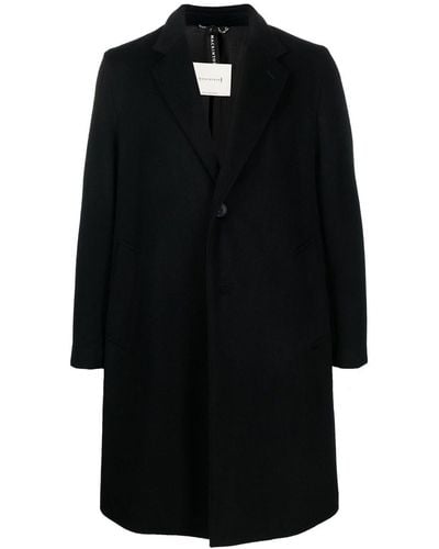 Mackintosh Manteau NEW STANLEY à simple boutonnage - Noir