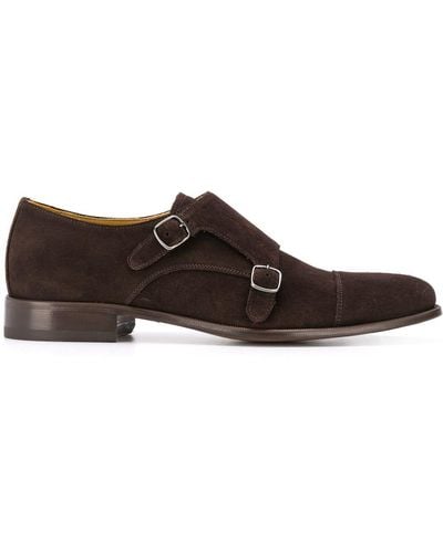 SCAROSSO Gervasio Monk Shoes - Brown