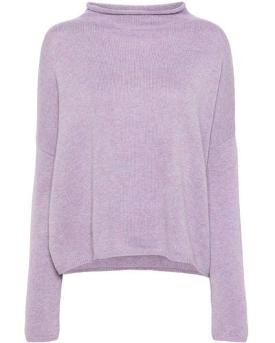 Lisa Yang The Sandy Cashmere Sweater - Purple