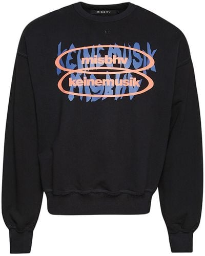 MISBHV Sweater Met Logoprint - Blauw