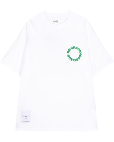Izzue X Neighborhood Logo-print T-shirt - White