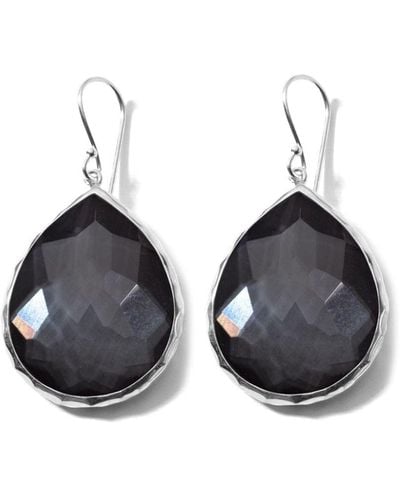 Ippolita Sterling Silver Rock Candy® Large Teardrop Hematite Earrings - Black