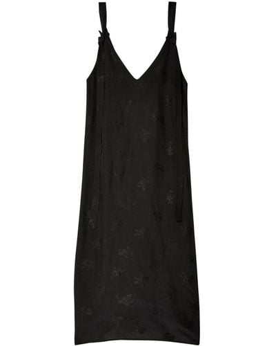 Uma Wang Aroma V-neck dress - Nero