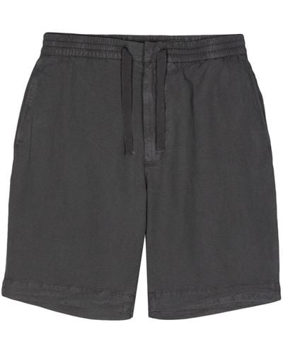 Officine Generale Cotton Bermuda Shorts - Grey