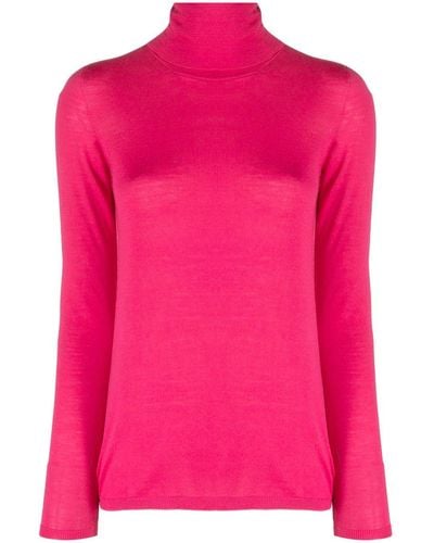 Max Mara High-neck Knitted Top - Pink