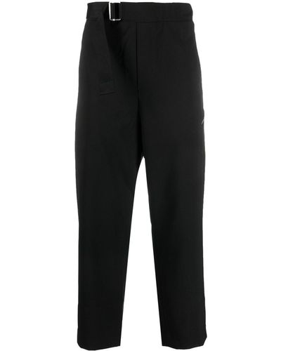OAMC Pantaloni crop con cintura - Nero