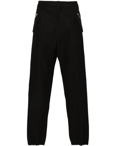 Loewe Pantalones cargo estilo gabardina - Negro
