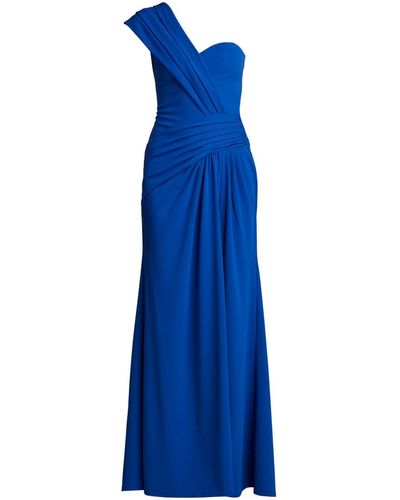 Tadashi Shoji Asymmetrisches Kleid - Blau