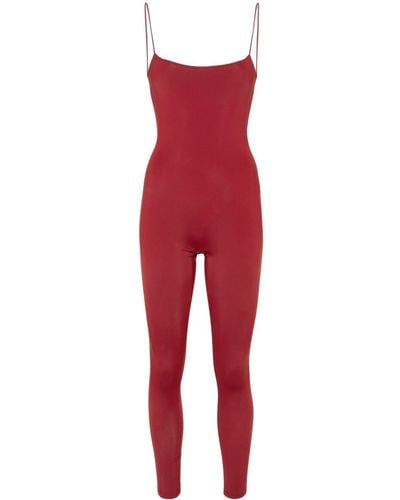 ANDAMANE Stretch-design Jumpsuit - Red