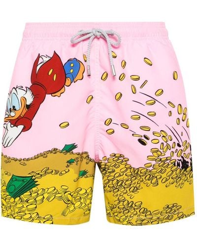 Mc2 Saint Barth X Disney Uncle Scrooge Swim Shorts - Red