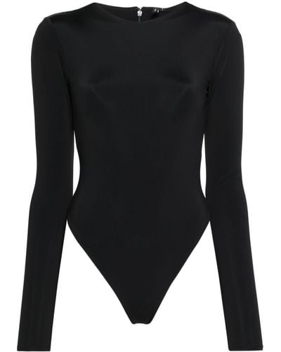 Entire studios Long-sleeved Bodysuit - Black