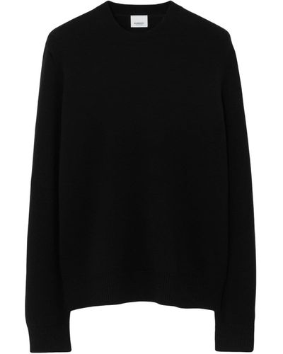 Burberry Long-sleeve Cashmere Sweater - Black