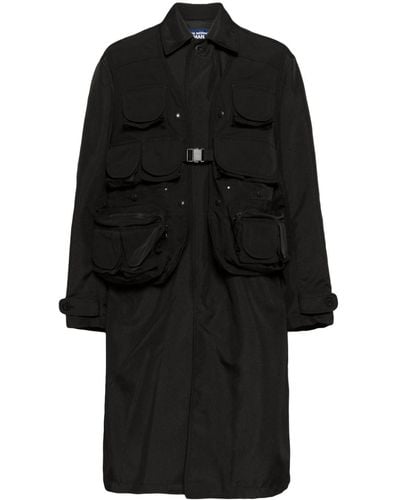 Junya Watanabe Cargo-pocket midi coat - Nero