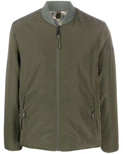 PS by Paul Smith Ripstop Reversible Bomber Jacket - Green