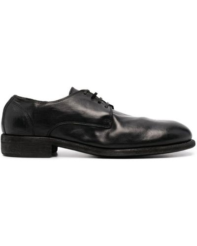 Guidi Lace-up Derby Shoes - Black