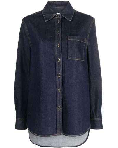 Lanvin Denim Shirt Jacket - Blue