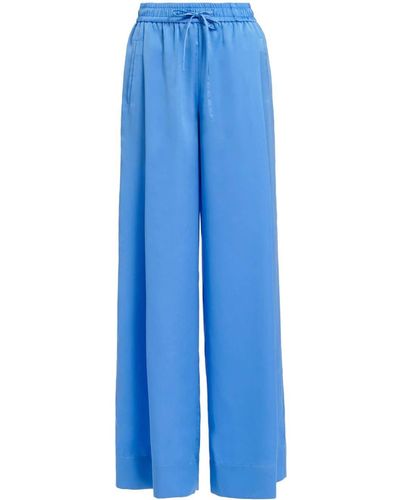 Essentiel Antwerp Pantalon de jogging Fault à coupe ample - Bleu