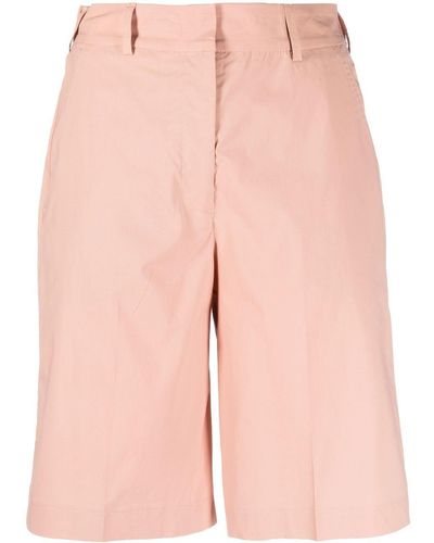 Seventy Knee-length Fitted Shorts - Pink