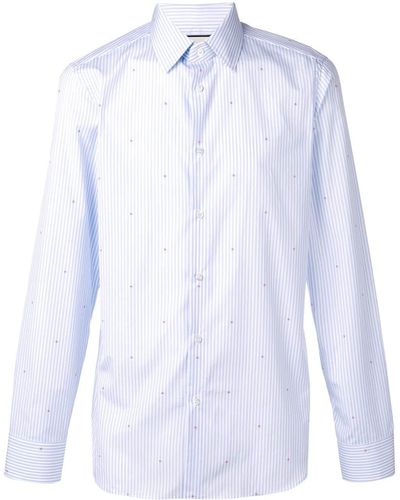Gucci Pinstripes Shirt - Blue