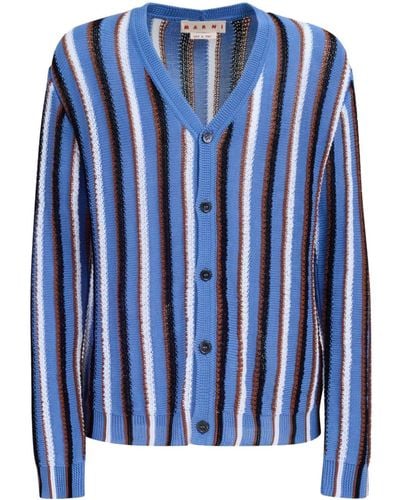 Marni Cardigan con scollo a V - Blu