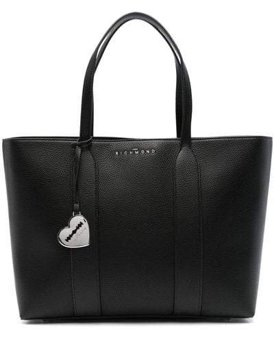 John Richmond Logo-lettering Tote Bag - Black