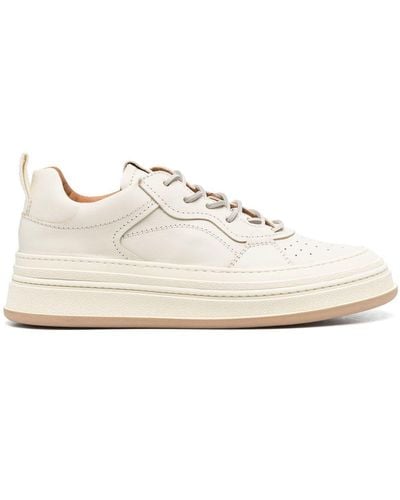 Buttero Leather Low-top Trainers - White