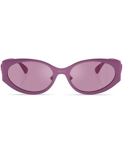 Versace Medusa Oval-frame Sunglasses - Pink
